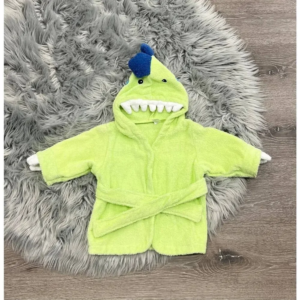 Dino Infant Hooded‎ Towel Robes 0-9months